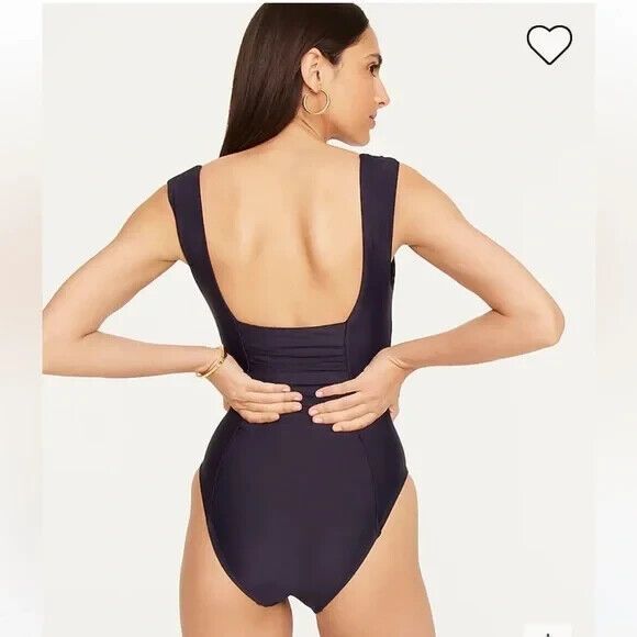 J. Crew Factory Women's Midnight One Piece Swimsuit - Picture 3 of 10